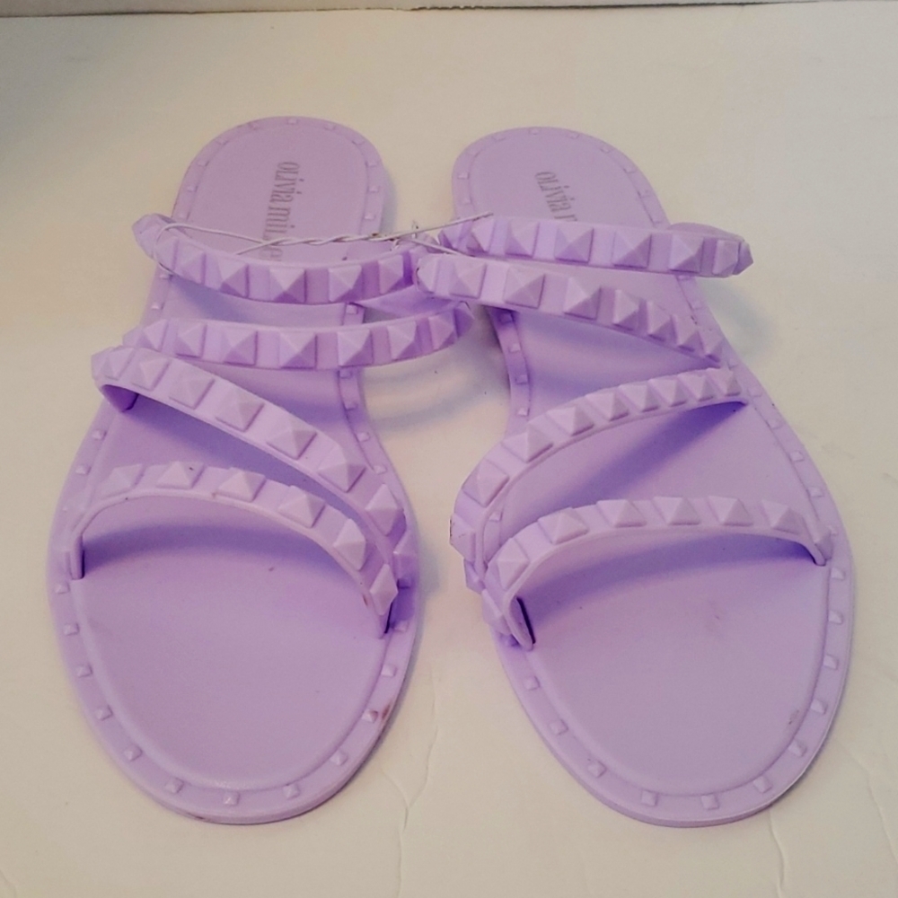 Olivia Miller Women Lavender Sandels